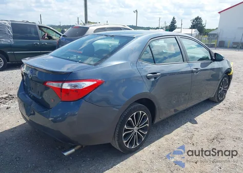 2015 Toyota Corolla S Plus z USA, uszkodzony, nr VIN 2T1BURHE5FC412012